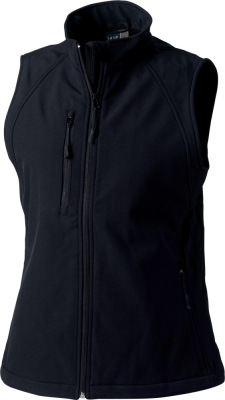 Russell - Damen 3-Lagen Softshell Gilet (black)