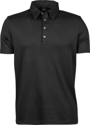 Tee Jays - Herren Pima Cotton Polo (black)