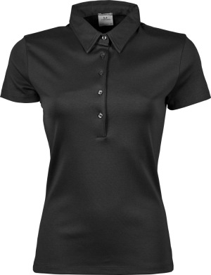 Tee Jays - Ladies Pima Cotton Polo (black)