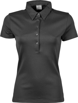 Tee Jays - Damen Pima Cotton Polo (dark grey)