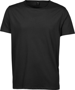 Tee Jays - Herren T-Shirt mit ungesäumtem Ausschnitt (black)