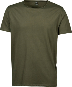 Tee Jays - Herren T-Shirt mit ungesäumtem Ausschnitt (olive)