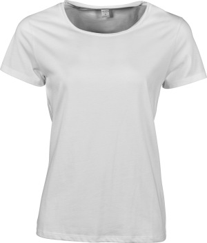 Tee Jays - Damen T-Shirt mit ungesäumten Ausschnitt (white)