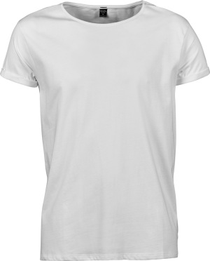 Tee Jays - Herren T-Shirt mit Umschlag am Arm (white)