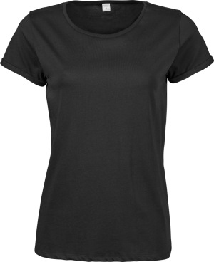 Tee Jays - Ladies' Roll-Up Tee (black)