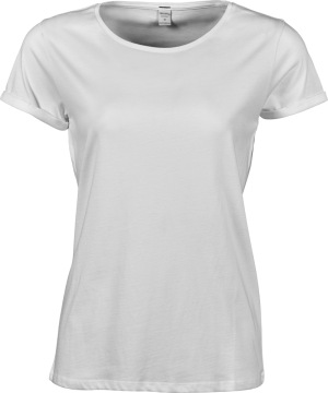 Tee Jays - Damen T-Shirt mit Umschlag am Arm (white)