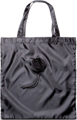 Kimood - Einkaufstasche "Rose" (black)