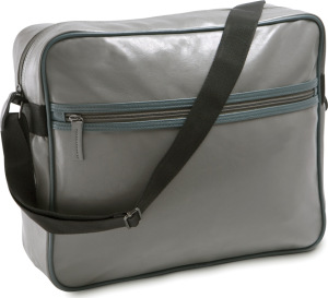 Kimood - Vintage Messenger Bag (slate grey/petrol blue)