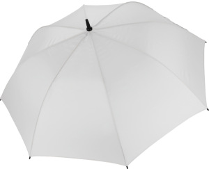 Kimood - Automatik Golf Regenschirm (white/white)