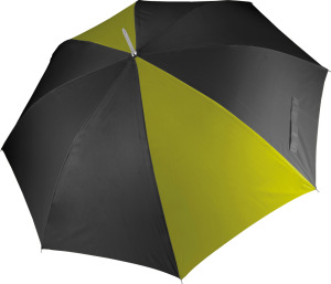 Kimood - Golf Regenschirm (black/burnt lime)