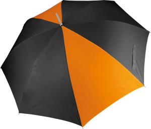 Kimood - Golf Regenschirm (black/orange)