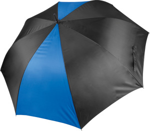 Kimood - Großer Golf Regenschirm (black/royal blue)