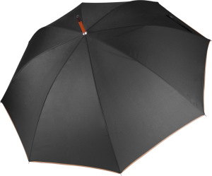Kimood - Regenschirm mit Holzgriff (dark grey/beige)