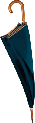 Kimood - Regenschirm mit Holzgriff (navy/beige)
