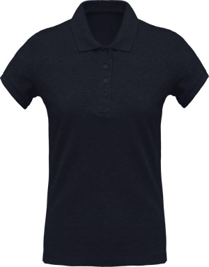 Kariban - Damen Organic Piqué Polo (french navy heather)