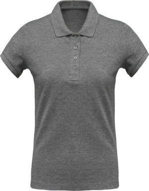 Kariban - Damen Organic Piqué Polo (grey heather)