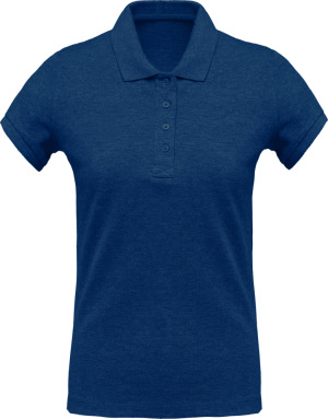 Kariban - Ladies' Organic Piqué Polo (ocean blue heather)