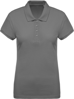 Kariban - Damen Organic Piqué Polo (storm grey)