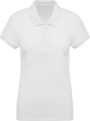 Kariban - Damen Organic Piqué Polo (white)
