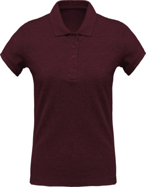 Kariban - Damen Organic Piqué Polo (wine heather)