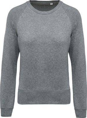 Kariban - Damen Organic Raglan Sweater (grey heather)