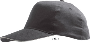 SOL’S - Sunny 5 Panel Baseball Cap (dark grey/light grey)