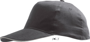 SOL’S - Sunny 5 Panel Baseball Kappe (dark grey/light grey)