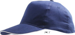 SOL’S - Sunny 5 Panel Baseball Kappe (french navy/white)