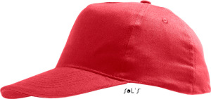 SOL’S - Sunny Kids' 5-Panel Cap (red)