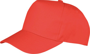 Result - 5 Panel Kinder Kappe (red)