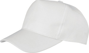 Result - 5 Panel Junior Cap (white)