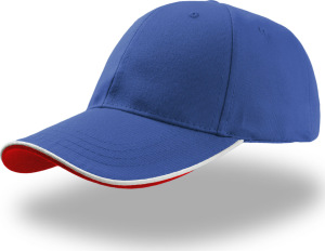 Atlantis - 6 Panel Baseball Cap Zoom Piping Sandwich (royal/white)