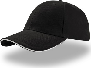 Atlantis - 6 Panel Twill Kappe Liberty Sandwich (black/white)