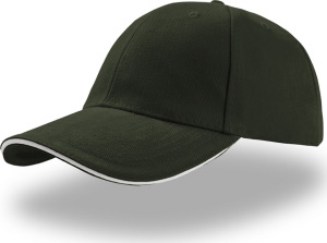 Atlantis - 6 Panel Twill Cap Liberty Sandwich (bottle green/white)