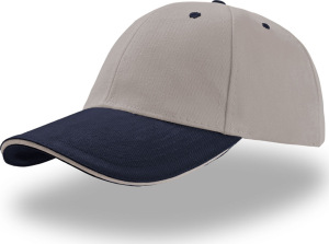 Atlantis - 6 Panel Twill Cap Liberty Sandwich (grey/navy)