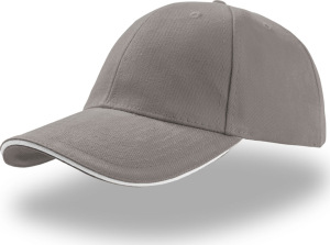 Atlantis - 6 Panel Twill Cap Liberty Sandwich (grey/white)