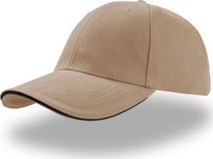 Atlantis - 6 Panel Twill Cap Liberty Sandwich (khaki/navy)