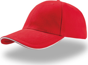 Atlantis - 6 Panel Twill Cap Liberty Sandwich (red/white)