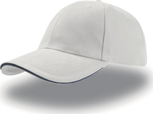 Atlantis - 6 Panel Twill Cap Liberty Sandwich (white/navy)