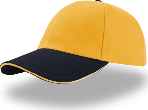 Atlantis - 6 Panel Twill Kappe Liberty Sandwich (yellow/navy/yellow)