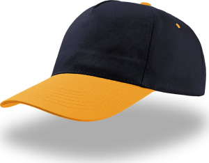 Atlantis - 5 Panel Baseball Cap Start Five (navy/yellow)