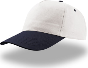 Atlantis - 5 Panel Baseball Kappe Start Five (white/navy)