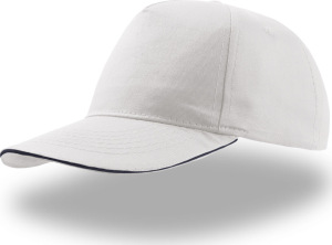 Atlantis - 5 Panel Sandwich Kappe Start Five Sandwich (white)