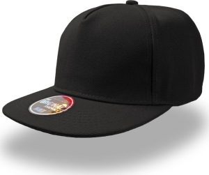 Atlantis - 5 Panel Kappe Snap Five (black)