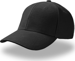 Atlantis - Heavy Brushed 6 Panel Cotton Twill Cap Pilot (black)