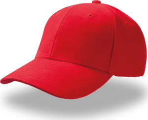 Atlantis - Heavy Brushed 6 Panel Cotton Twill Cap Pilot (red)