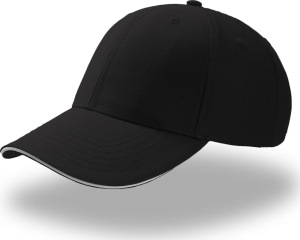 Atlantis - 6 Panel Sandwich Cap Sport Sandwich (black/white)