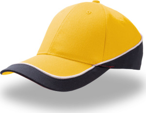 Atlantis - 3 colored 6 Panel Cap Racing (yellow/navy)