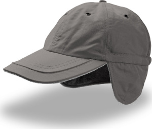 Atlantis - Cap with ear protection Techno Flap (grey)