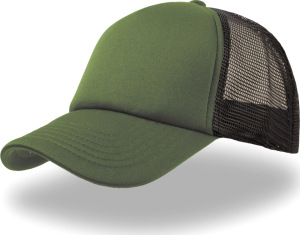 Atlantis - 5 Panel Mesh Kappe Rapper (olive/black)